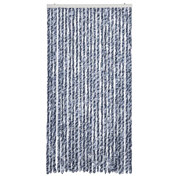 vidaXL Flugnät blått och vitt 100x200 cm chenille