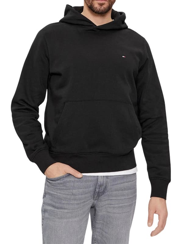 TOMMY HILFIGER sort hættetrøje til mænd, størrelse M