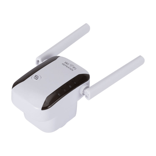 Signalforstærker Wi-Fi Repeater LAN 300Mbps 2 antenner Range Extender rækkevidde