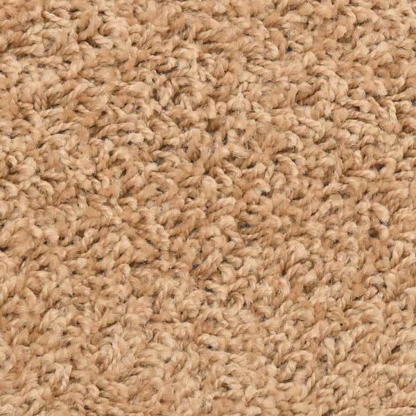 vidaXL trappemåtter 15 stk. 56x17x3 cm beige halvrunde