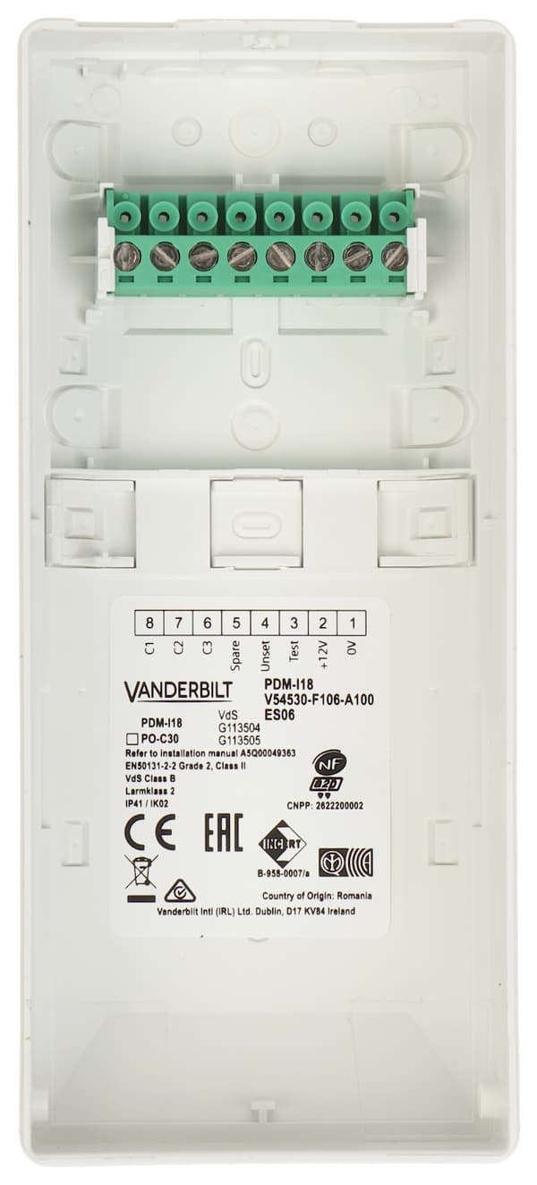 PDM-I18 Vanderbilt PIR-detektor