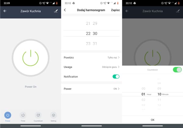 WiFi TUYA Smart vattengasventilstyrenhet