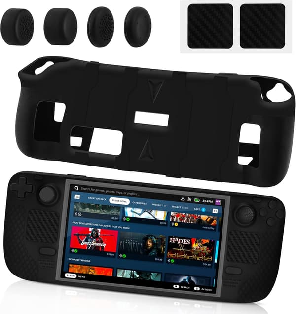 ETUI TIL VALVE STEAM DECK SPILKONSOL SORT SILIKONEBESKYTTELSE