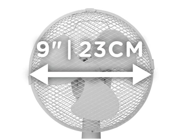 OK OTF 23223 W Hvid Ventilator