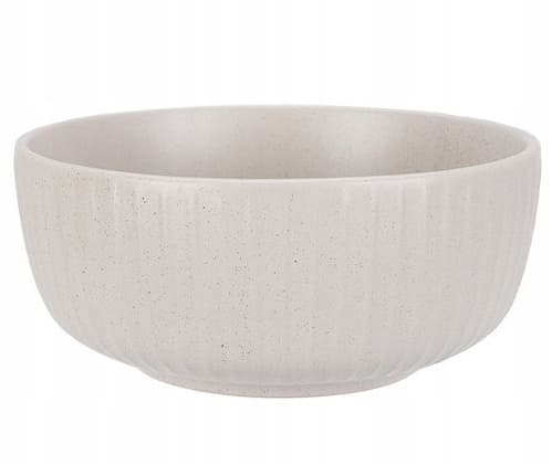 Ceramisk middagskål basic oliga färger ribbad 15 cm 600 ml 1 st