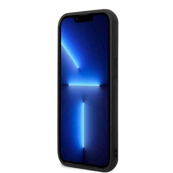 Karl Lagerfeld KLHCP13X3DKPK iPhone 13 Pro Max 6.7 sort/sort hårdt cover Ikonik Patch