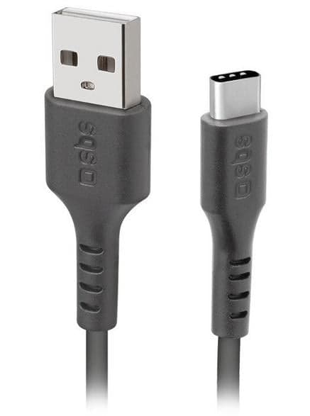 SBS USB 2.0 - C-tyypin kaapeli 1,5 m musta