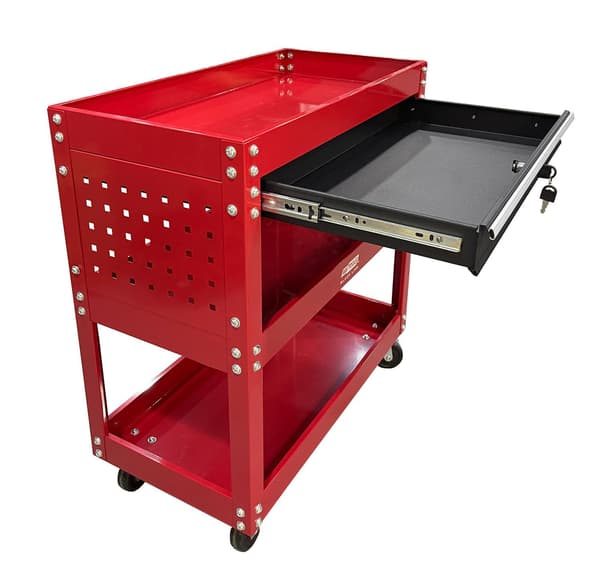 AWTOOLS METALLITYÖPAJAKÄRRY 3 TASOA LAATIKOLLA