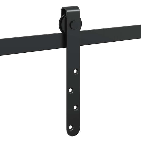 vidaXL skydedørssystem til møbler, 91 cm, kulstofstål