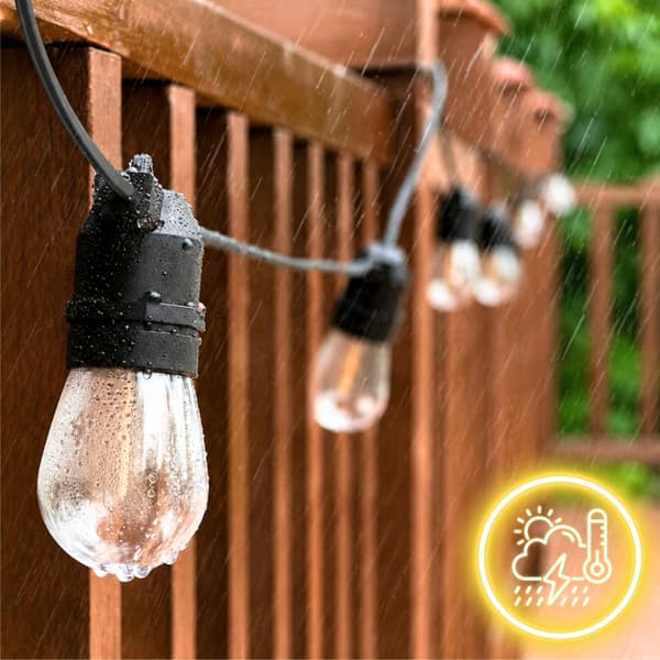 LED SOLUTION - Havegirlande - 10m 10LED - Sol