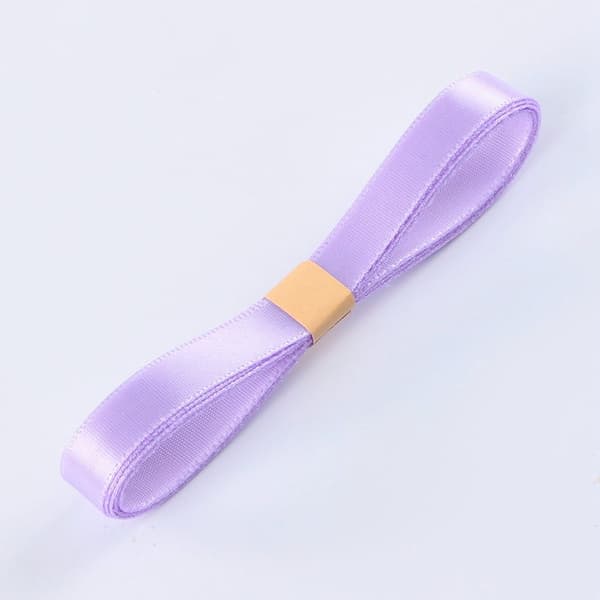 Blommigt band - Lavendel - Rulle 1cmx82m