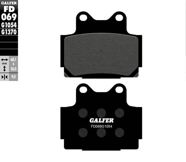 GALFER BROMSBELÄGG KH104 SEMI-METALLIC