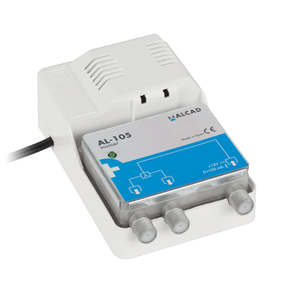 Alcad AL-105 antennisplitteri 2 TV 12V