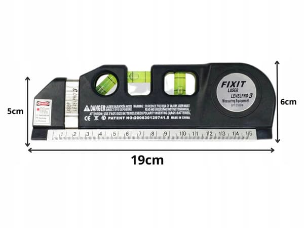 Vattenpass LV03-USB (100)