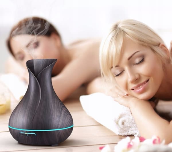 LUFTFUKTARE AROMATERAPI OLJEDIFFUSER LED-LAMPA FÖRDUNSTNING