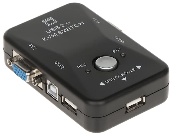 VGA ja USB-kytkin 2:1