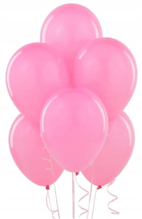 Pastelballoner 28 cm, 25 stk., lyserøde