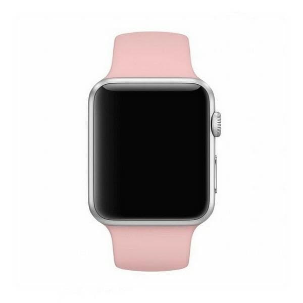 Mercury Silicon Apple Watch-rem 42/44/45 mm lyserød