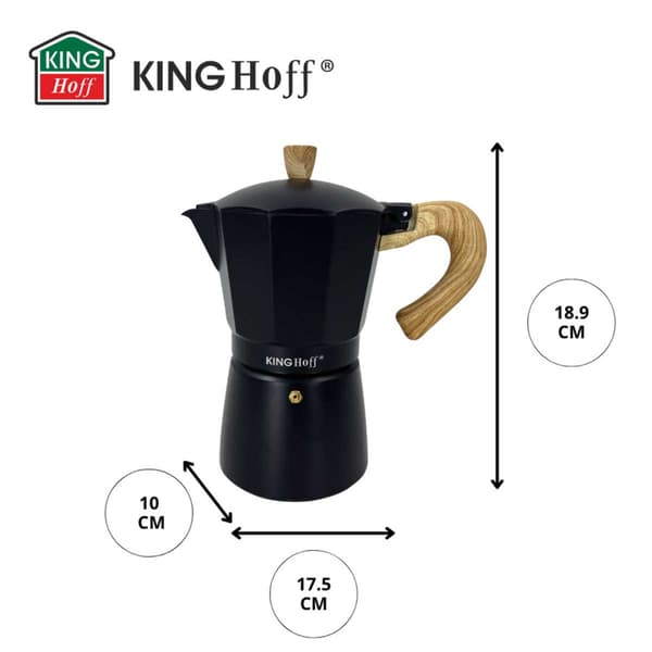 KAFFEMASKINE 300ml KINGHOFF KH-1886 INDUKTION