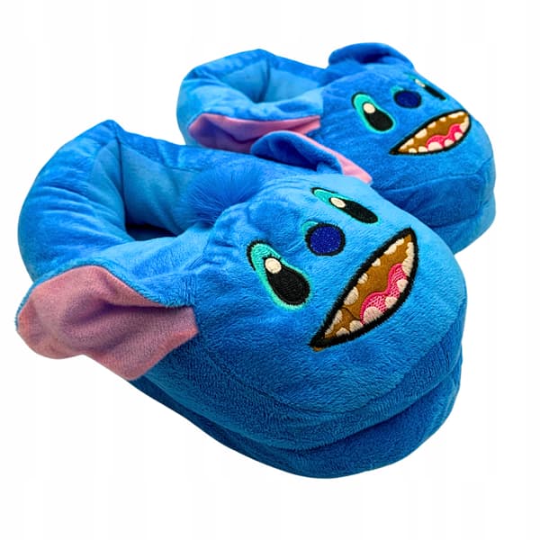 Tofflor Lilo och Stitch varma plusch dam herr barn storlek 35-38