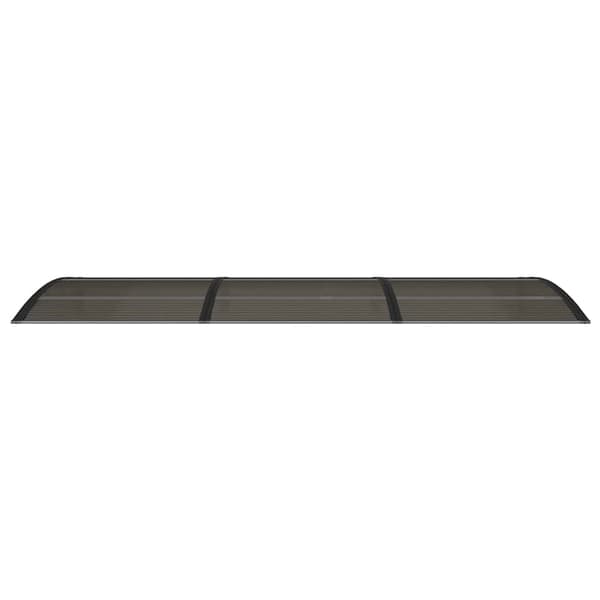 vidaXL dørmarkise sort 300x100 cm polycarbonat