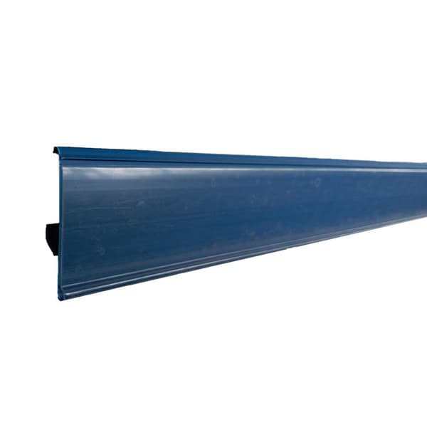 Prislist för hyllplan, insticksmonterad, L-100cm, mörkgrön, N