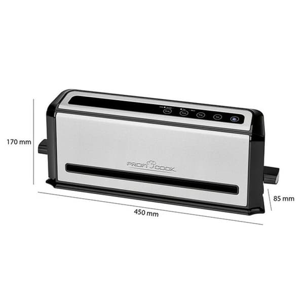 ProfiCook PC-VK 1133 vakuumpakker rustfrit stål/sort