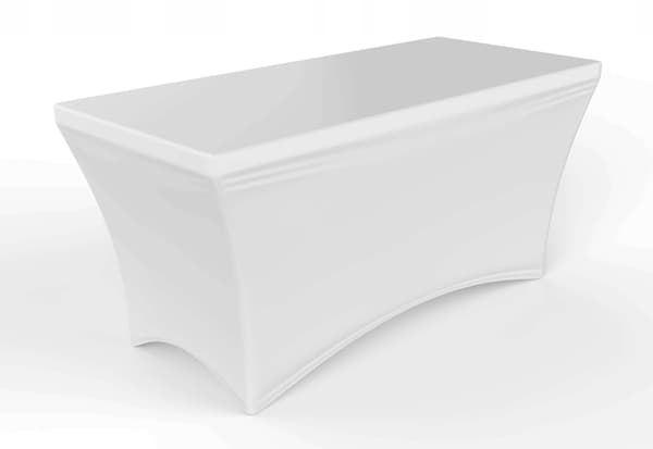 Cateringborddække HVID 180 cm