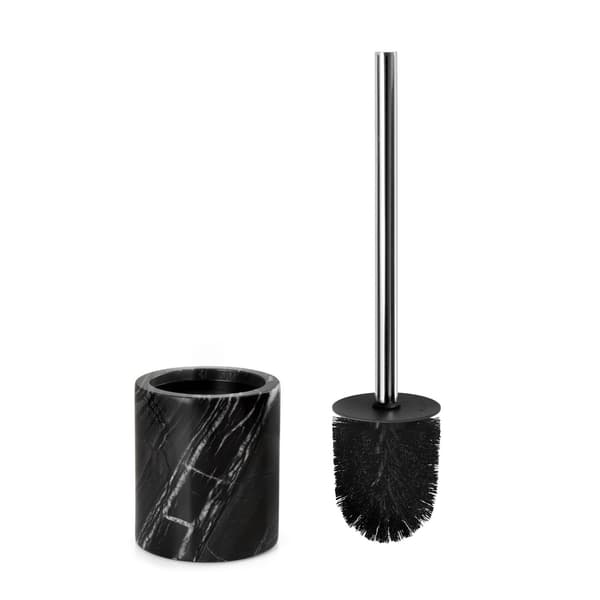 Q-BATH PREMIUM DECOR 1528 wc-harja, musta, harmaa marmori