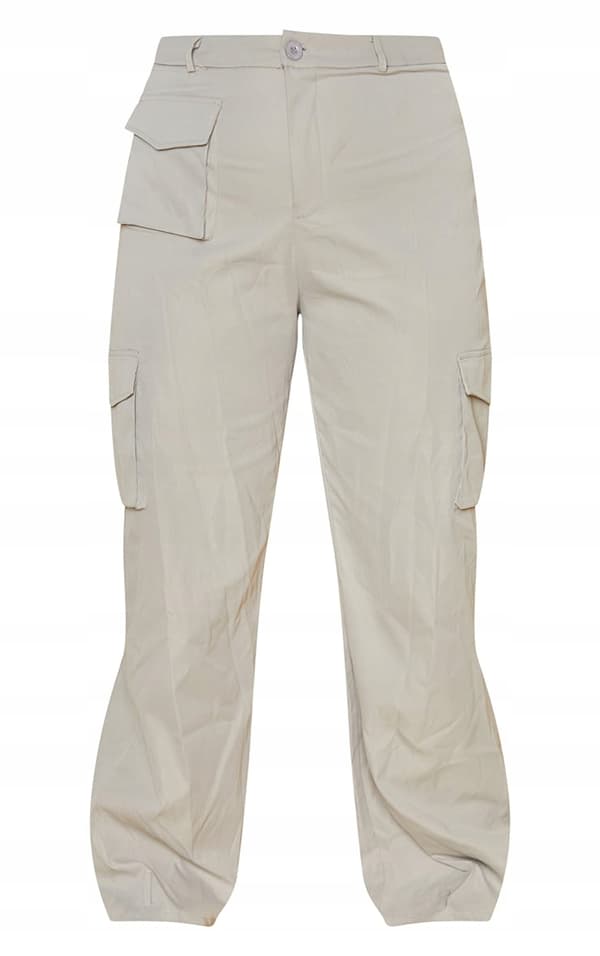 PRETTYLITTLETHING PLUS BEIGE BYXOR 52 1Z5F2* 52 1_5
