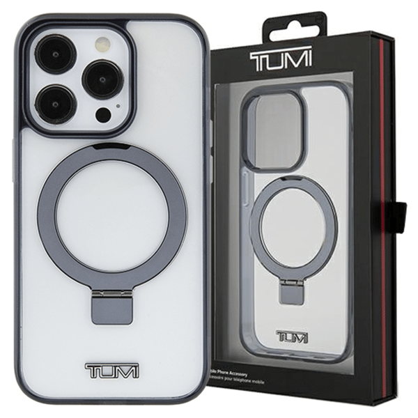 Tumi TUHMP15LSSFC iPhone 15 Pro 6.1white/white hardcase Transparent Ring Stand Magsafe