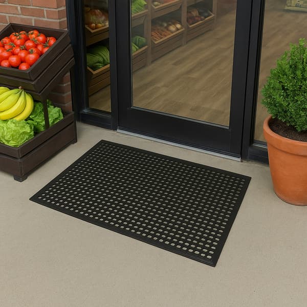 Dörrmatta 60x90 cm perforerad för hallen