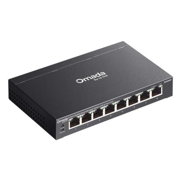 Switch TP-LINK ES208GP Omada Lätthanterad
