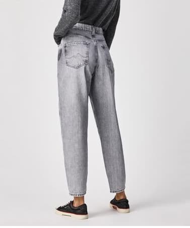 PEPE JEANS GRÅ LIGE HVIDDELBARE JEANS 25 T4A