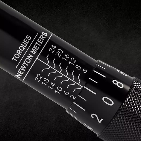 MJW Momentnøgle 1/4"" 2-24 Nm Sort