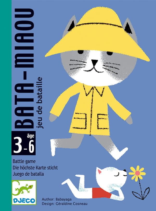 Kortspil til børn - Bata-Miaou 3+, Djeco