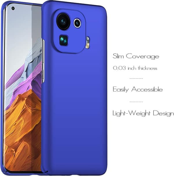 BLÅ MAT ETUI TIL XIAOMI MI 11 PRO