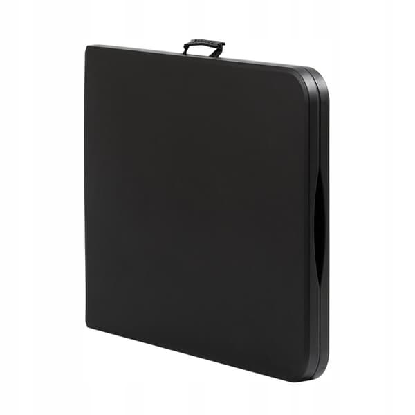 Sæt foldbart cateringbord 180x74 x1 + klapstole x4 til gæster