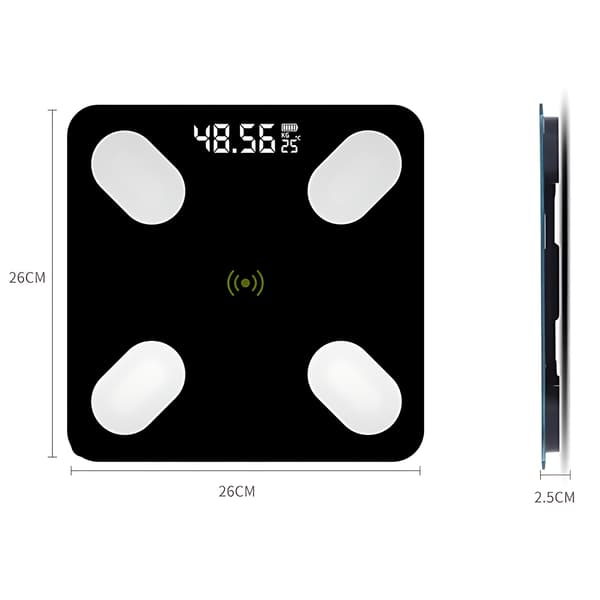 ELEKTRONISK ANALYTISK BADRUMSVÅG BLUETOOTH ACCURATE SMART 25-I-1