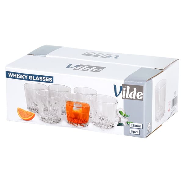Viskilasit 280 ml 6 kpl