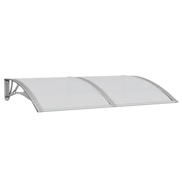 vidaXL Ovikoski, harmaa, 150x100 cm, polykarbonaatti