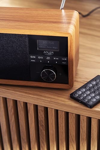 DAB+ radio Adler AD 1184, trækabinet, Bluetooth, FM/AM