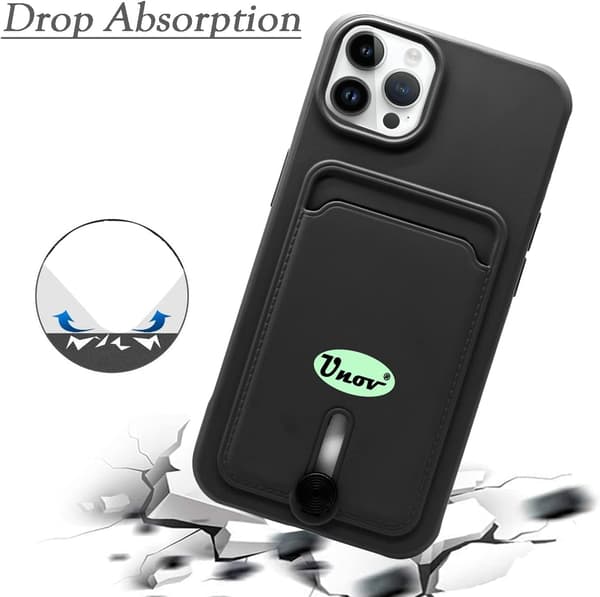 SILIKONE ETUI TIL APPLE IPHONE 14 PRO 6.1" SORT + TEGNEBOG