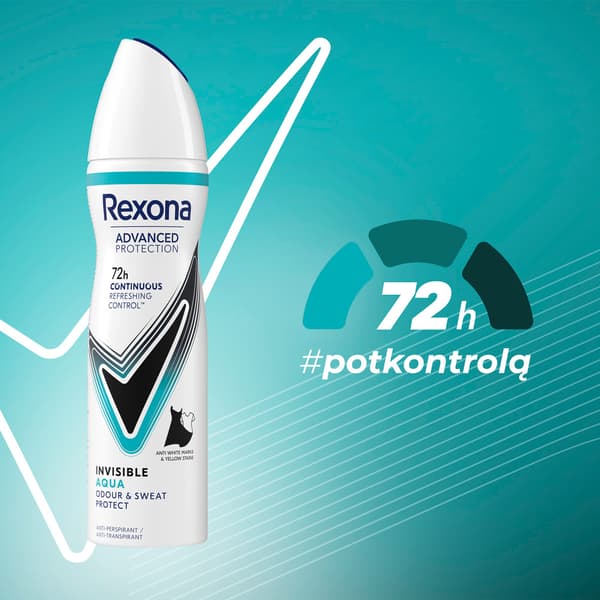 Rexona Spray Invisible Aqua 150ml