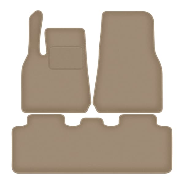 Velour-automatot: Tesla Model Y crossover (2019-) beige