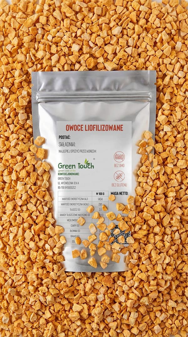 Frystorkade aprikoser grova stycken 20 g utan GMO