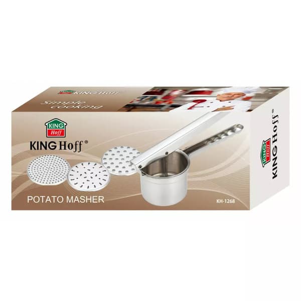 KINGHOFF KH-1268 TERÄKSINEN PERUNAPURISTIN