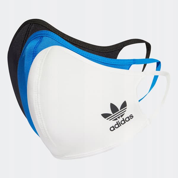 ADIDAS ÅTERANVÄNDBARA MASKER 3-PACK LOGOTYP S M L