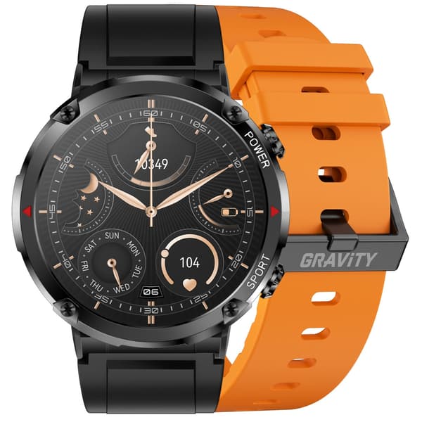 GRAVITY GT21-2 SMARTKLOCKA FÖR HERR – BLUETOOTH-SAMTAL, EXTRA ARMBAND (sg025b)