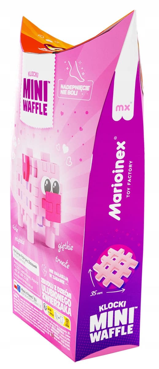 Marioinex Mini Waffle POCKET PETS - GRIS Sæt